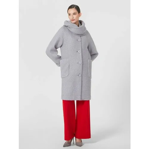 Пальто реглан Lo, размер 50, серый