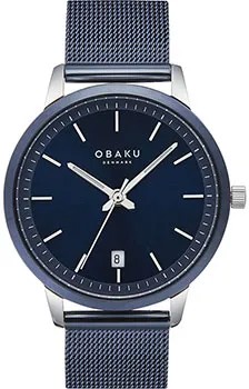 Fashion наручные  мужские часы Obaku V270GDHLML. Коллекция Salvie