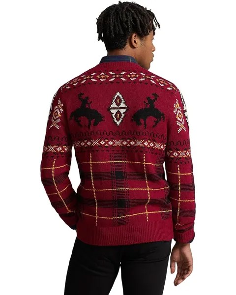Свитер Polo Ralph Lauren Western Inspired Fair Isle Sweater, цвет Red Combo