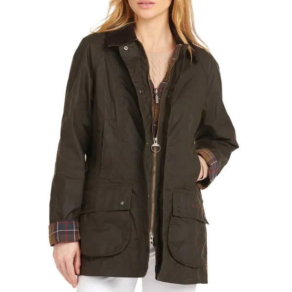 Куртка Barbour Classic Beadnell Wax, цвет Olive