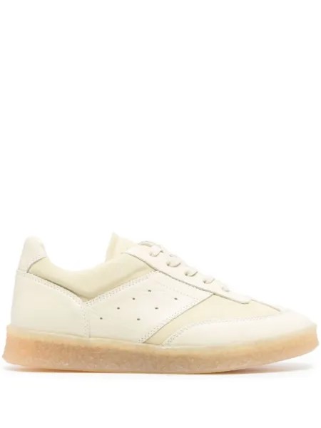 MM6 Maison Margiela кроссовки с нашивками, нейтральный цвет