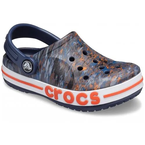 Сабо CROCS 206178-410 для мальчика, цвет темно-синий, размер 30
