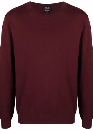A.P.C. джемпер с длинными рукавами