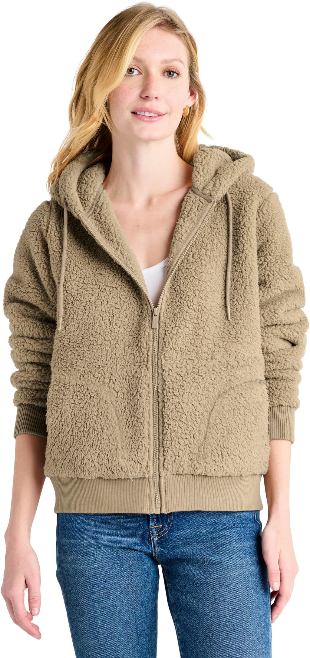 Куртка Elsa Teddy Jacket Splendid, цвет Heather Camel