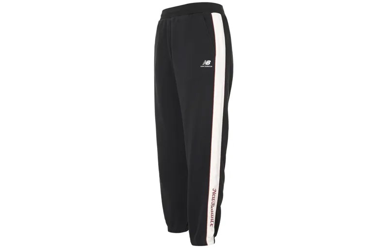 Женские трикотажные спортивные штаны New Balance, цвет Black