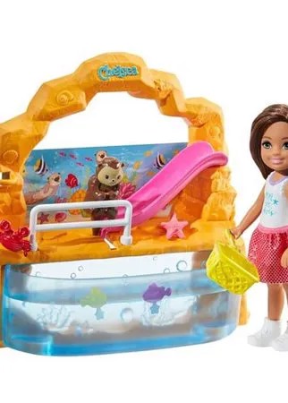Игровой набор Barbie Club Chelsea Doll and Aquarium Мир Челси Аквариум, GHV75