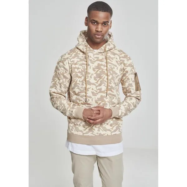 Толстовка Urban Classics Bomber, бежевый