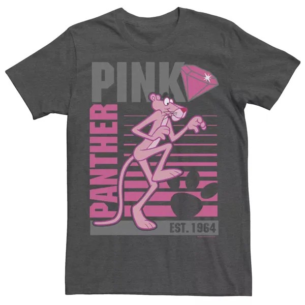 Мужская футболка с портретом на подкладке из розовой пантеры Licensed Character