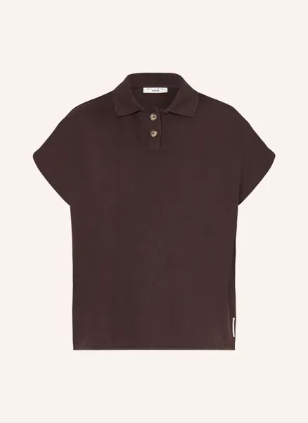 Рубашка-поло из пике Marc O'Polo Denim, коричневый