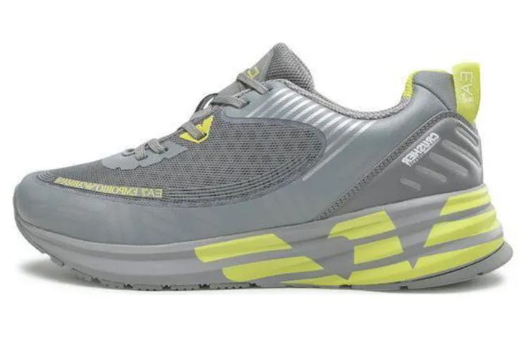 Кроссовки EMPORIO ARMANI EA7 Lifestyle Shoes Men Low-top Dusty Green, зеленый