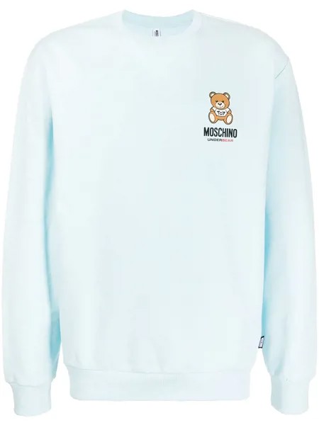 Moschino logo crew-neck sweatshirt