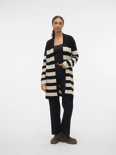 Кардиган Vero Moda, цвет schwarz/beige
