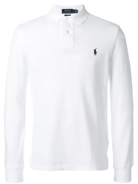 Polo Ralph Lauren футболка-поло с логотипом, белый