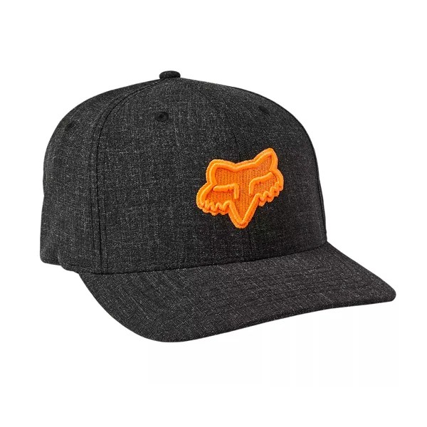 Fox Racing Transposition FlexFit Hat (черный/оранжевый) Классическая эластичная кепка