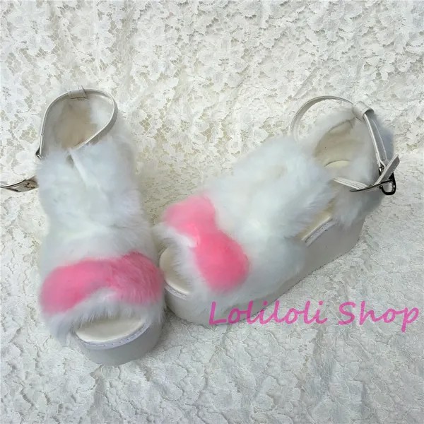 Туфли принцессы sweet lolita Lolilloliyoyo antaina японский дизайн пользовательские туфли с белыми и розовыми замшевыми на плоской платформе