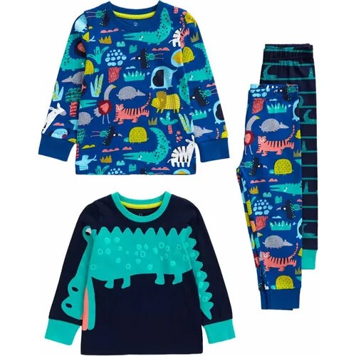 Пижама  mothercare, размер 110, синий