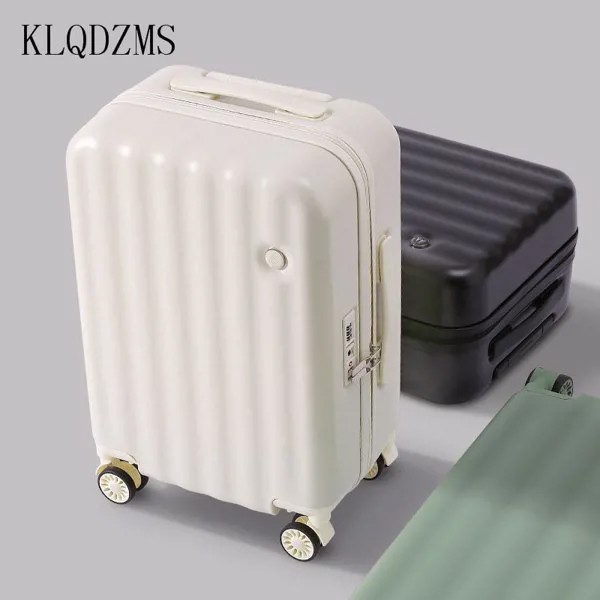 KLQDZMS маленький свежий чемодан, Женский японский высокоценный чехол на колесиках, мужской чехол, 24 дюйма, школьный пароль, 20 дюймов, чехол для посадки