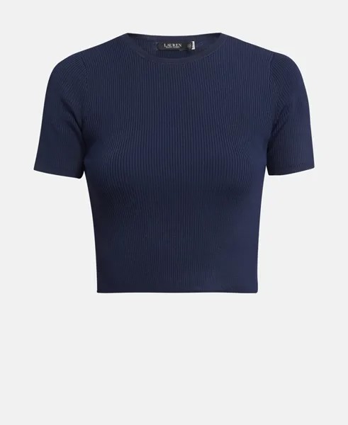 Пуловер с короткими рукавами Lauren Ralph Lauren, темно-синий