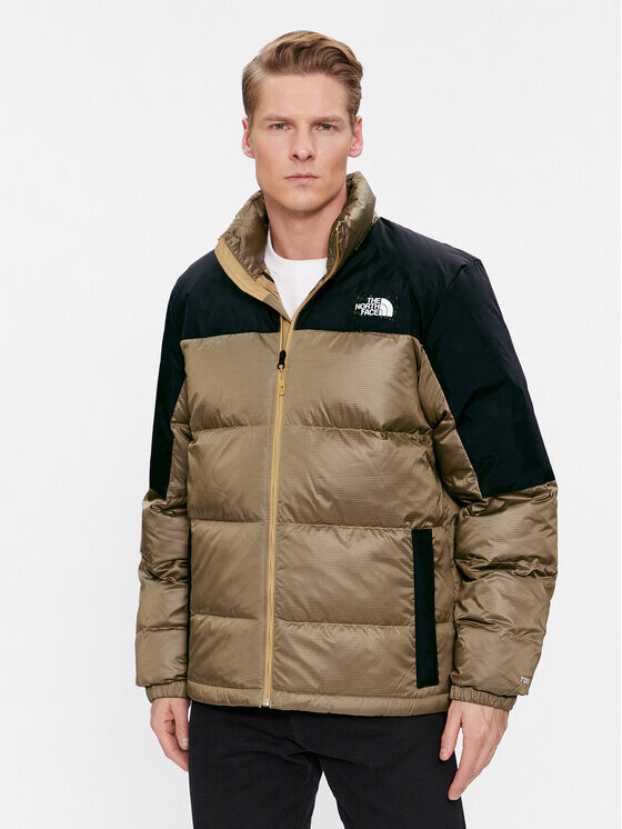 Пуховик стандартного кроя The North Face, коричневый