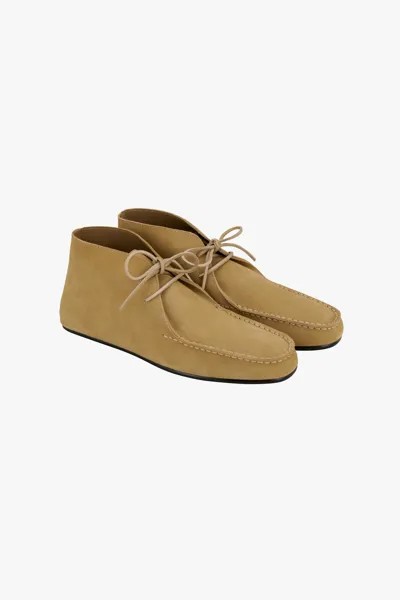 Кожаные ботинки x Stefano Pilati ZARA, песочно-коричневый