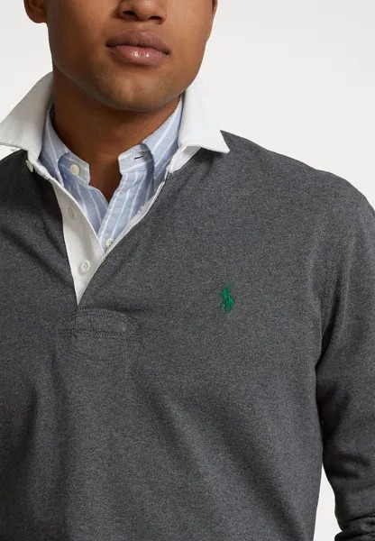 Рубашка поло THE ICONIC RUGBY SHIRT Ralph Lauren, серый