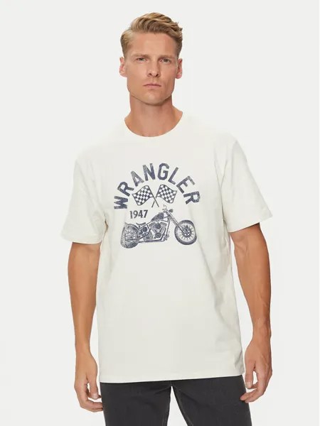 Футболка стандартного кроя Wrangler, белый