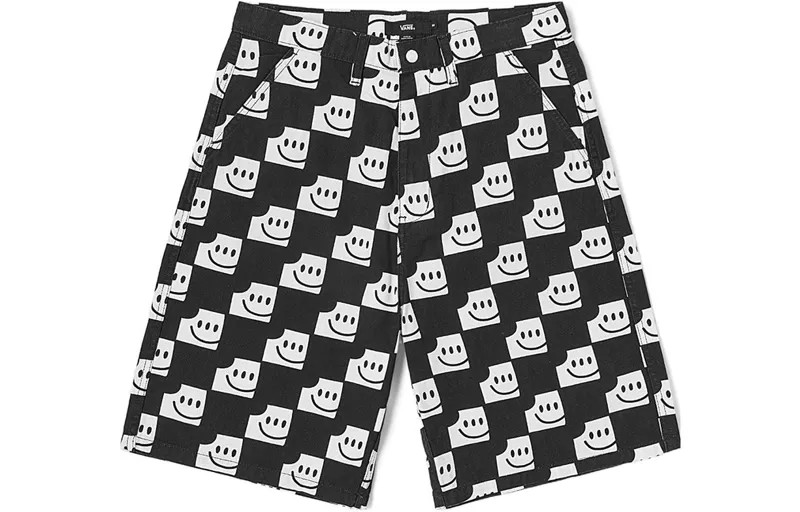Повседневные шорты унисекс Vans, цвет Black/White