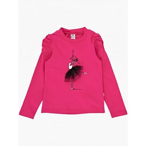 Лонгслив Mini Maxi, хлопок, размер 104, синий, красный