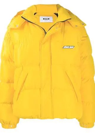 MSGM zipped padded jacket