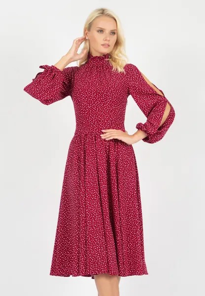 Платье женское MARICHUELL MPl00141V(slay) бордовое 46 RU