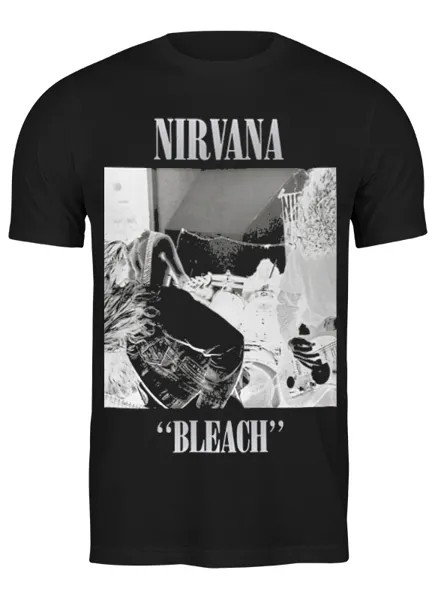 Футболка мужская Printio Nirvana bleach album t-shirt черная M