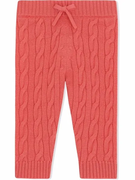 Dolce & Gabbana Kids брюки фактурной вязки