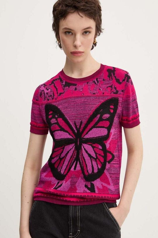 БАБОЧКА Футболка Desigual, розовый
