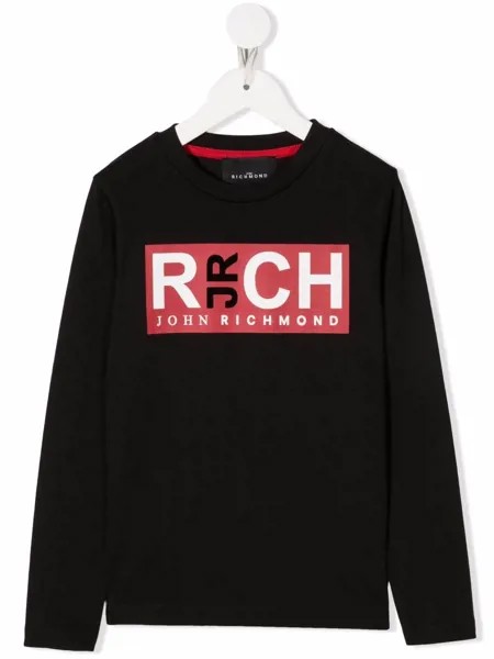 John Richmond Junior футболка с логотипом