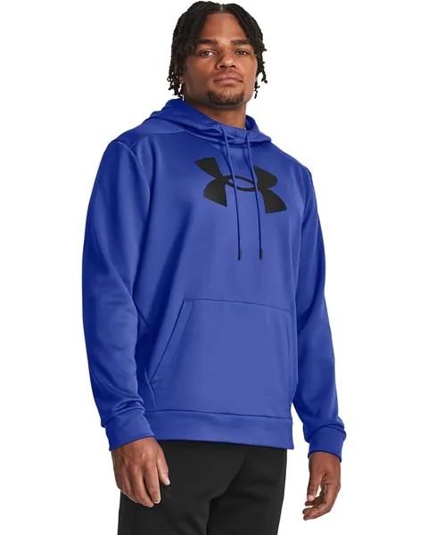 Худи Under Armour Armour Fleece Big Logo, цвет Team Royal/Black