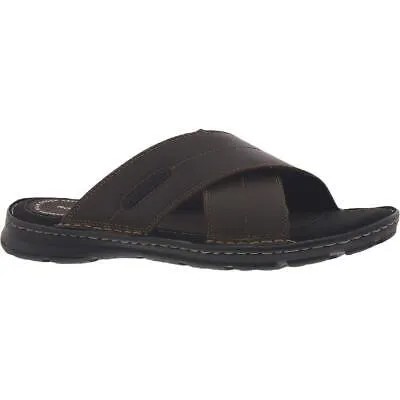 Мужские сандалии Rockport Darwyn Xband Brown Footbed 9.5 Medium (B,M) BHFO 5728