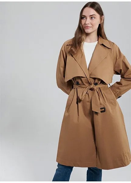 Коричневый женский тренч M110703-70215-TRENCHCOAT Mavi, коричневый