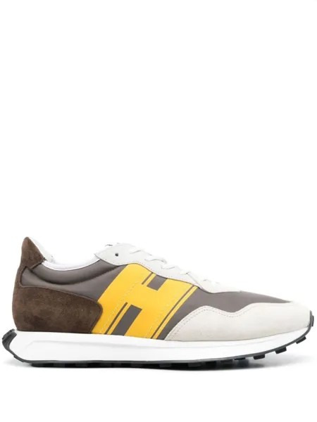 Hogan кроссовки Sporty, коричневый