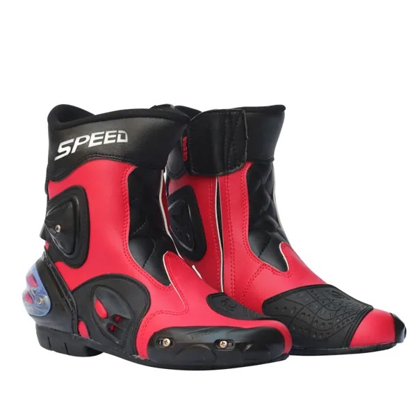 Мотоциклетные ботинки PRO-BIKER, зимняя Защитная Экипировка, сапоги для мотокросса, красные, для гонок