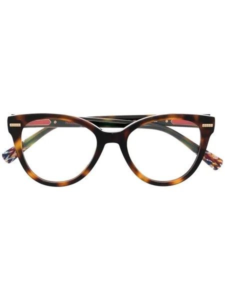 MISSONI EYEWEAR очки в оправе 'кошачий глаз' черепаховой расцветки