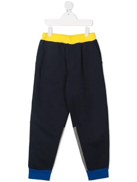 Marni Kids спортивные брюки в стиле колор-блок