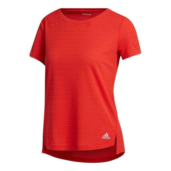 Футболка удобные дышащие тренировочные Футболка Adidas, красный
