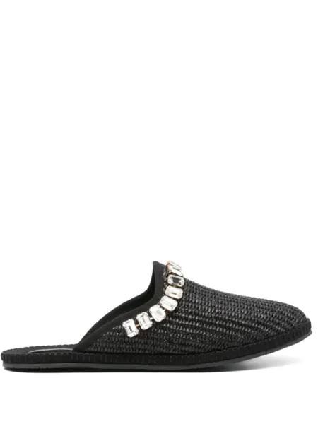 Casadei декорированные мюли Baia, черный