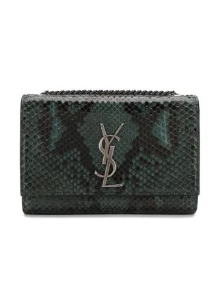 Сумка Monogram Kate из кожи питона Saint Laurent