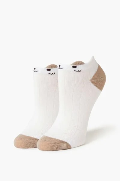 Носки с изображением кошки Forever 21, белый