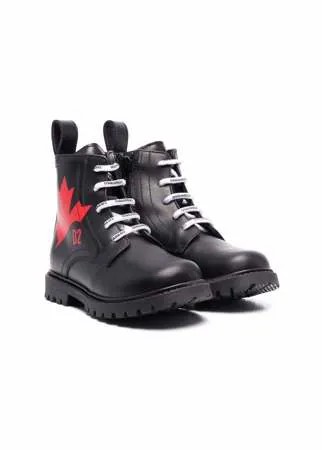 Dsquared2 Kids ботинки с принтом