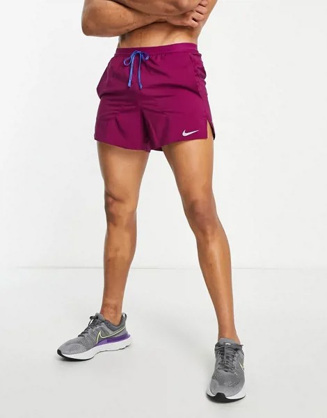 Розовые шорты длиной 5 дюймов Nike Running Flex Stride-Розовый цвет