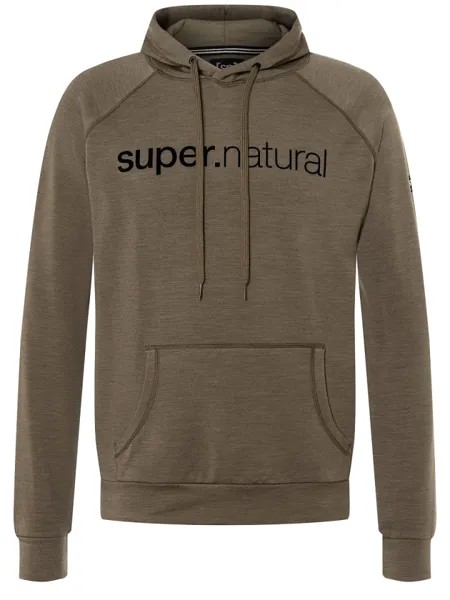 Функциональный лонгслив super.natural, коричневый