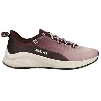 Ariat Shiftrunner Нескользящие женские рабочие рабочие туфли с мягким носком красного цвета 100