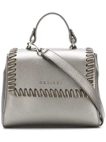 Orciani chain trim crossbody bag